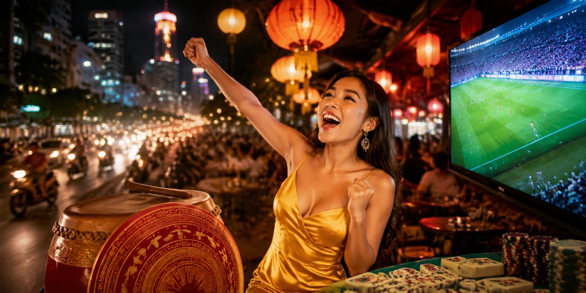 Không khí chợ đêm TP Hồ Chí Minh gợi ý nhịp xem kèo thể thao sau giờ làm