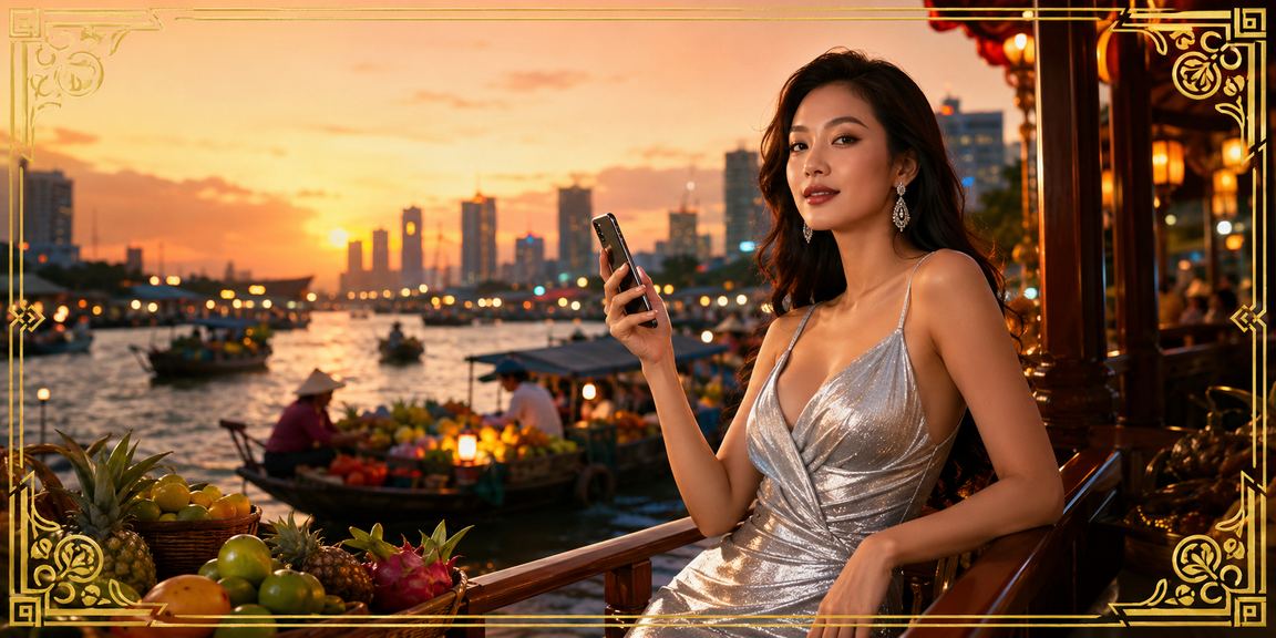 Lễ hội miền Tây minh họa trải nghiệm đăng ký giải trí trên mobile